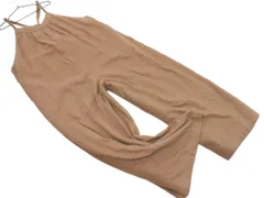 SM2 サマンサモスモス キャミ サロペット オーバーオール sizeF/茶 ■◇ レディース