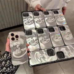 送料無料｜韓国風シンプルデザインのグラデーション渦巻き模様がおしゃれなiPhoneケース。男女兼用で使える個性的な耐衝撃カバーです。