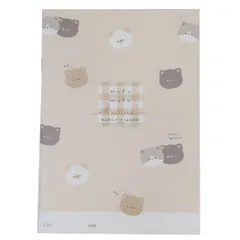 [連絡帳]A5連絡ノート横/モフモフキティーズ クーリア 新学期準備文具 れんらくノート グッズ 通販 
