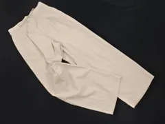 GLOBAL WORK グローバルワーク リネン混 タック ワイド パンツ sizeM/ライトベージュ ■◇ レディース