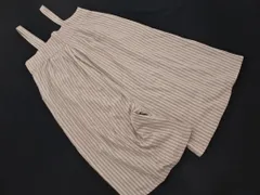 SM2 サマンサモスモス ストライプ サロペット オーバーオール sizeF/グレージュ ■◇ レディース