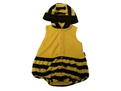 k05250923070　COMME CA ISM　80サイズ　黄×茶　　オールインワンセットアップ　その他オールインワン　通年