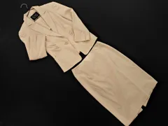 COUP DE CHANCE クードシャンス セットアップ ジャケット スカート スーツ size36/ライトベージュ ■◇ レディース
