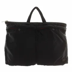 ポーター PORTER 吉田カバン タンカー TANKER ビジネスバッグ ブリーフケース ナイロン ロゴ 黒 ブラック /XZ ■GY11