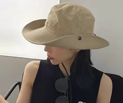 サファリハット バケットハット 黒 UVカット 帽子 レディース メンズ 韓国ファッション おしゃれ 可愛い つば広 日よけ 紫外線対策 アウトドア キャンプ 登山 釣り フェス 旅行 夏 春夏 トレンド 小顔効果 男女兼用