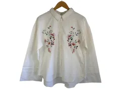 k05250915044　alicia PAGEBOY　フリーサイズ　ホワイト系　　トップス　長袖シャツ　通年