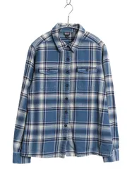 【お得なクーポン配布中!】 パタゴニア ロングスリーブ フィヨルド フランネル シャツ レディース S 程 / 古着 15年製 ネルシャツ  チェック 長袖シャツ マルチカラー