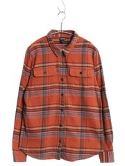 patagonia フィヨルド 長袖 ネル シャツ チェック柄 レディース 8 
