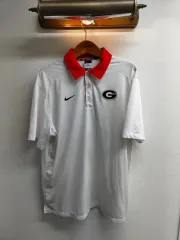 海外 XL) NIKE ジョージア ブルドッグス 大学フットボールチーム ポロTシャツ 出品