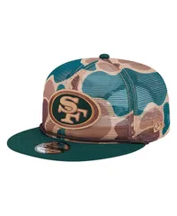 ニューエラ メンズ アクセサリー 帽子 New Era Mens Camo San Francisco 49ers Duck Camo 9FIFTY Snapback Hat Camo Green グリーン