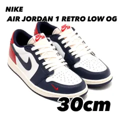 NIKE AIR JORDAN 1 RETRO LOW OG エア ジョーダン 1 レトロ LOW OG SUMMIT WHITE/GYM RED-MIDNIGHT NAVY hq2993-100 30cm