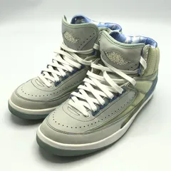 【中古】J Balvin × NIKE AIR JORDAN 2 RETRO SP スニーカー 26.5cm DQ7691-419 ブルー J.バルヴィン ナイキ[10]