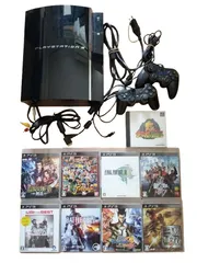 PS3(CECH Ａ00)本体セット<まとめ売り>ゲーム９本