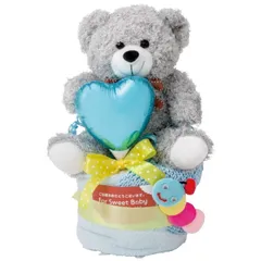 おむつケーキ1段 男の子 (26-4000B-OP[男の子])