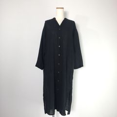 ネストローブ リネン ガーゼ ロングワンピース2way カーディガン