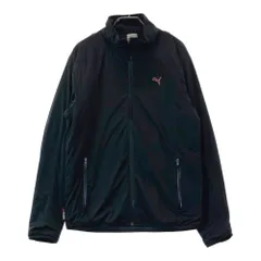 サイズ：M PUMA GOLF プーマゴルフ  中綿　ジップジャケット  ブラック系 [240101463792] ゴルフウェア メンズ ストスト