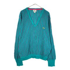 80年代 USA製 IZOD LACOSTE アイゾッド ラコステ アクリルニット