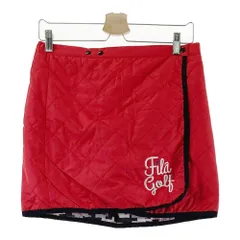 サイズ： FILA GOLF フィラゴルフ  リバーシブル 中綿ラップスカート  レッド系 [240101640043] ゴルフウェア レディース ストスト