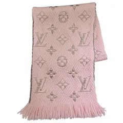 【中古】LOUIS VUITTON ルイ ヴィトン エシャルプ・ロゴマニア M70466 GM1128 ピンク ヴィトン マフラー メンズ レディース ユニセックス 人気 お洒落 お出掛け 美品 【ブランドギャラリー心斎橋店】