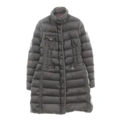MONCLER (モンクレール) HERMIFUR GIUBBOTTO エルミファー ロングダウンジャケット グレー レディース 420934995615