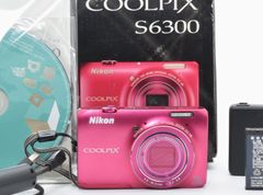 良品] NIKON ニコン COOLPIX S6300 ピンク コンパクト デジタル カメラ