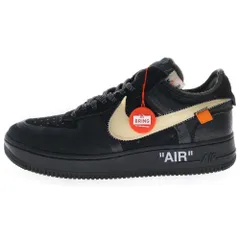 NIKE (ナイキ) ×OFF-WHITE THE 10 AIR FORCE 1 LOW オフホワイト ザテン エアフォースワン ローカットスニーカー ブラック US10.5/28.5cm AO4606-001