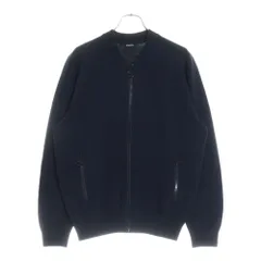 DIESEL (ディーゼル) ロゴジップ レーヨン ジップアップ トラックジャケット ブラック