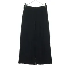 美品 theory luxe セオリーリュクス 日本製 ウール クロップドパンツ 36 ブラック レディース 古着