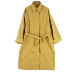 美品 UNIQLO U ユニクロ ユー 長袖 ステンカラーコート L ブラウン メンズ 古着