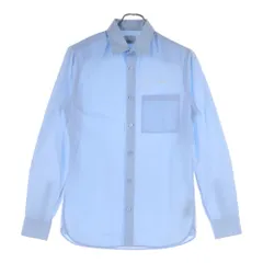 BURBERRY (バーバリー) ロゴ刺繍 長袖シャツ ライトブルー 8055627