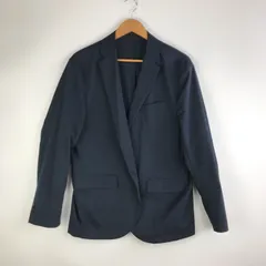 UNIQLO スリムフィット 感動ジャケット メンズ ブラック 3151202603040005