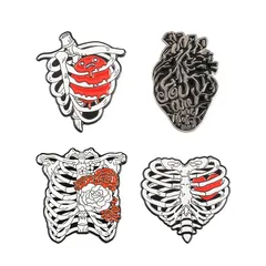 【新品】 Sisslia ブローチ肝臓肺体器官 ピンバッジ セット入・ピース 猫釣り タックピン かわいい ラペルピン ネクタイピン 入学式 卒業式 友達へのプレゼント 保存ケース付き 0