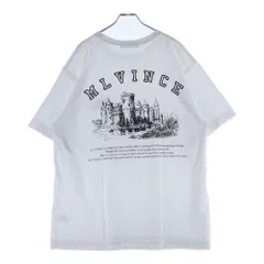 MLVINCE (メルヴィンス) グラフィック プリント 半袖Tシャツ ホワイト