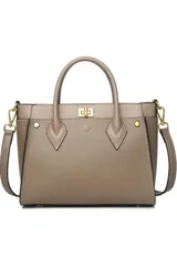 レディース 本革 ハンドバッグ 2way ショルダーバッグ トゴレザー 仕切り ファスナー マチ広 革 バッグ 高級牛革 ショルダーバッグ MC-8019