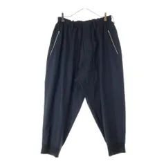 Y's BANG ON! (ワイズバングオン) No.59 YA-P59-158 ウールトロピカル 裾リブ ドローコード付きイージーパンツ ブラック