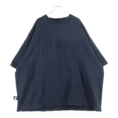 VETEMENTS (ヴェトモン) 23SS ダメージ加工インサイドアウト半袖スウェット トレーナー ブラック UE63TR360Bのサムネイル