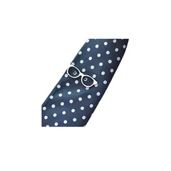 【新品】 [スワンク] SWANK タイバー・ネクタイセット【メガネ(シルバー)ver】 NT07 1