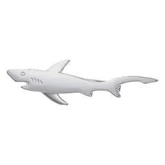 【新品】 Yoursfs サメのネクタイピン メンズ おもしろ シルバー 海洋生物ネクタイピン 日常仕事 タイピン アクセサリー 0