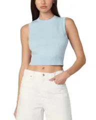 ジョーズジーンズ レディース アウター ニット・セーター ベスト Joes Jeans The Laurel Shrunken Sweater Vest Sky Blue ブルー