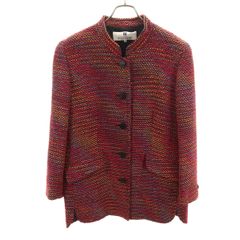 GIVENCHY チェック柄 ノーカラージャケット - メルカリ