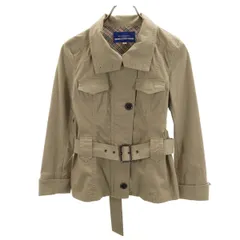 BURBERRY LONDON BLUE LABEL バーバリー ロンドン ブルーレーベル ジャケット 38 グレージュ 三陽商会 レディース 古着