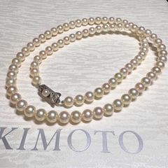 照り抜群✨ジュエリーマキ 黒真珠 約8.3-9.3mm 本真珠ネックレス SV