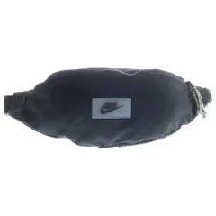 NIKE (ナイキ) ヘリテージ ヒップ パック ロゴ ウエストバッグ ボディバッグ ブラック/グレー DJ1620-010