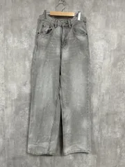 ZARA ザラ ストレート デニムパンツ size34/グレー  ■■ メンズ