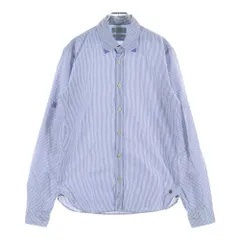 SCOTCH&SODA (スコッチ アンド ソーダ) ストライプ柄 長袖シャツ ブルー/ホワイトのサムネイル