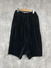 COMME des GARCONS コムデギャルソン ベロア ハーフ パンツ sizeS/黒  ◇■◎メンズのサムネイル