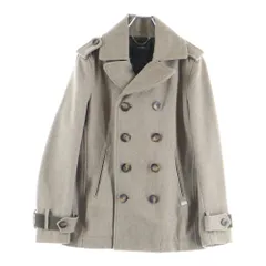 DIESEL (ディーゼル) タイプ N76 P コート エポーレット ウール ボタン コート ブラウン