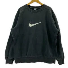 NIKE ナイキ ロゴ クルーネックスウェット sizeXL/グレー
