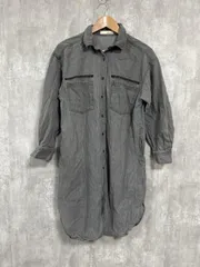 SHOO・LA・RUE シューラルー デニム シャツ ワンピース sizeM/チャコールグレー  ◇■ レディース