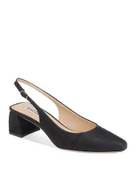 バッジェリーミシュカ レディース シューズ パンプス Badgley Mischka Womens Oaklee Slingback Pumps Black Silk ブラック